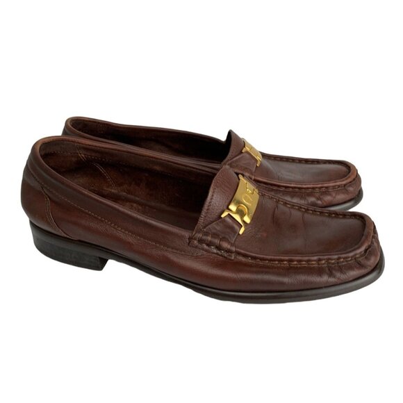 Etienne Aigner “Catalina” Leather Loafers size 6.5 - Picture 1 of 8